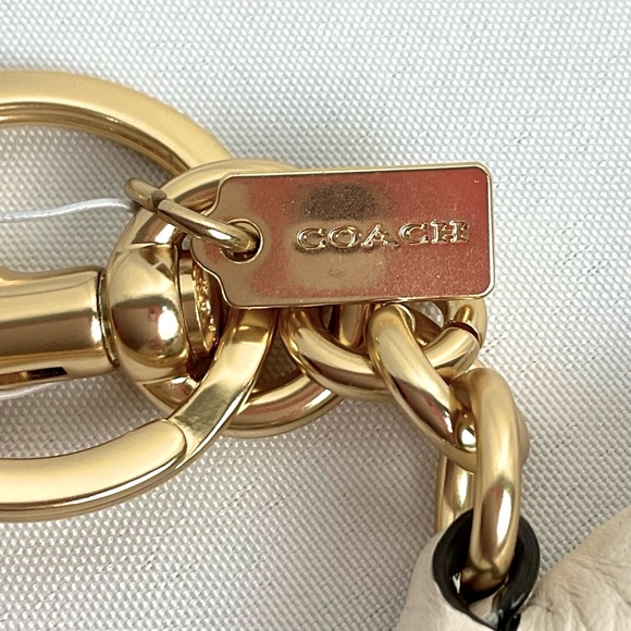 Coach X Peanuts Bag Charm Keychain Woodstock Happy Camper Coin Purse NWT - Picture 3 of 5